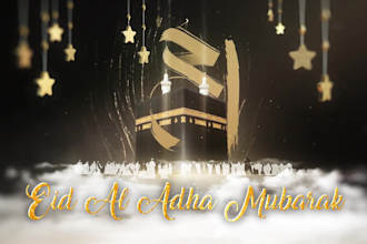 make best eid al adha greeting video