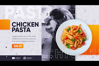 do modern restaurant promo or food promo video