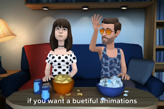 create custom 3d animations in 24 hrs