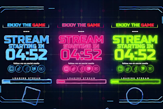 create a animated countdown timer for your stream