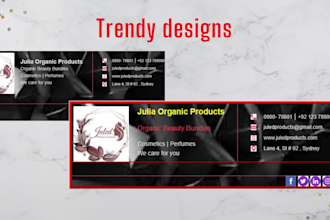 design smart clickable HTML email signature