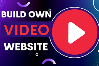build video sharing website, build youtube clone website
