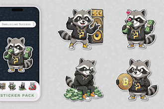 design animated telegram stickers and emojis