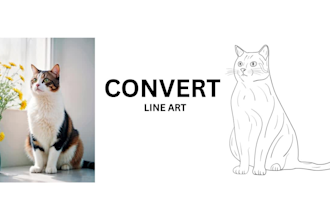 animal art, sketch of any pet