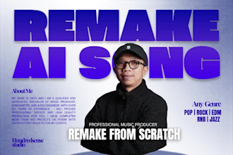remake or recreate your suno ai song with studio quality
