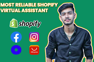 be a virtual assistant for your shopify store