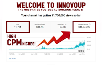 create top 10 cash cow faceless videos and cash cow youtube automation channel