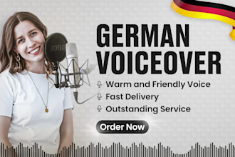 record a female german voiceover