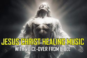 create jesus christ healing music with voiceover from bible
