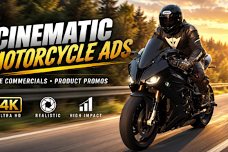 do ai motorcycle video ads ai commercial video ads, product ads, bike promo ad
