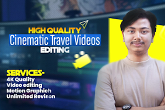 create cinematic travel videos or ads for social media