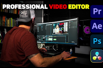 do video editing and motion graphics