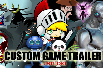 create your video game trailer or promo video steam youtube