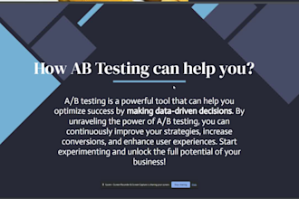 provide professional cro development and ab testing services