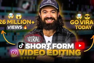 edit viral instagram reels, youtube shorts, and tiktoks with motion graphics