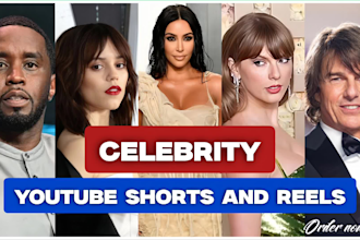 create viral celebrity gossip shorts and reels in 24h