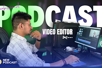 provide podcast and zoom interviews video editing services