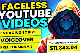 create faceless videos for youtube channel