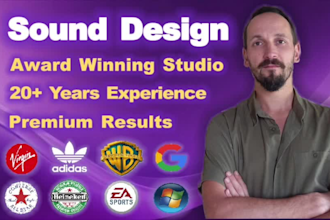 do premium sound design, fx and foley for your film, commercial or animation