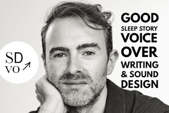 be your soothing male meditation and sleep story  narrator writer in english