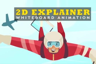 create a whiteboard animation or 2d explainer video for sales