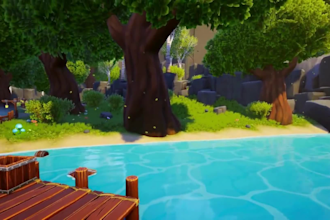 design stylized 3d game environment, unity level design, game world