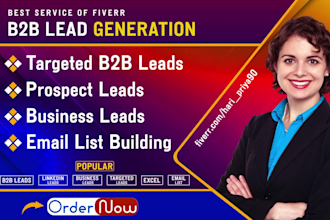 b2b lead generation, phone number, website, linkedin leads