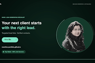 do ai powered b2b lead generation, email list building and data scraping