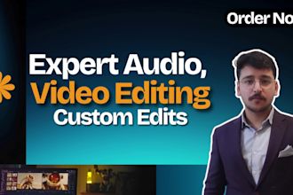 edit, cut, format, remove noise from audio or video file
