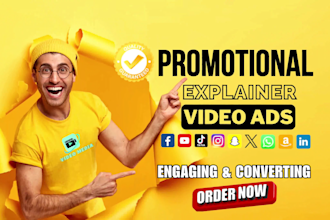make promotional explainer video commercial for business promo, forex, marketing