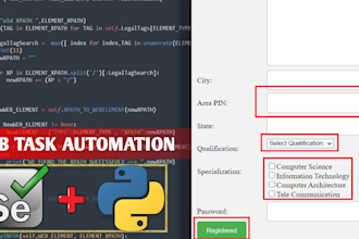 do web automation with selenium and python