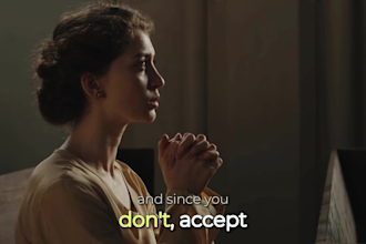 edit your christian sermon into a motivational video