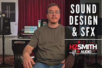 sound design, sound effects for your game, animation, video