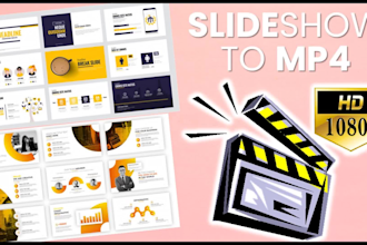 make HD videos from powerpoint slides, images and pdf files
