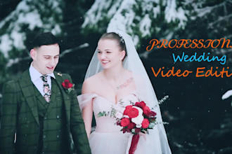 edit your wedding highlight