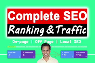 do full monthly seo service for wp wix webflow weebly or squarespace website