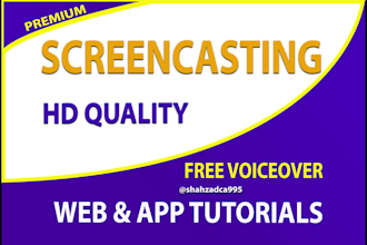 create a professional website tutorial video for you