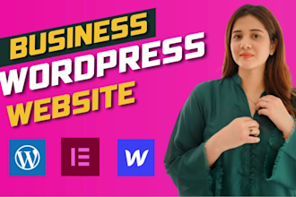 do wordpress business website development and website design