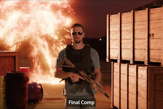 add custom vfx compositing, visual effect, and 3d cgi to your videos