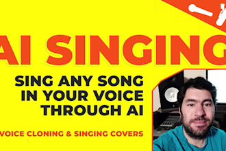 expertly cover, sing or rap any song with your ai voice