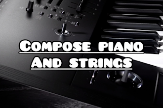 compose piano and strings soundtracks