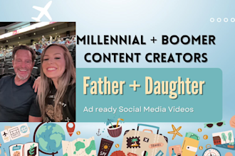 create father daughter millennial boomer ugc