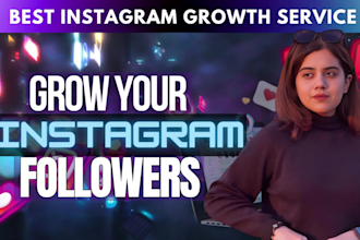 do instagram marketing, manage, grow and promote your page