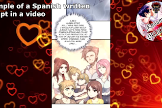 write a great anime, manga, manhwa, comic recap video script