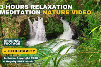 record 4k videos in nature for youtube relaxation channels