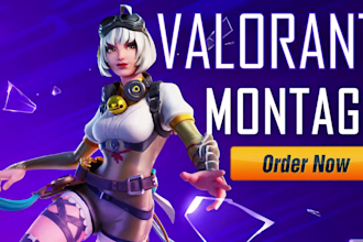 edit your valorant, cod, csgo or fortnite montage