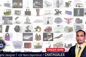 create 3d modeling, 2d drawing, rendering and cad drawings