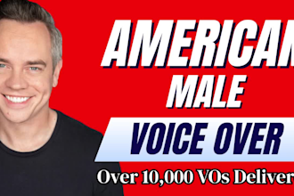 record your american male voice over
