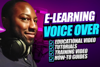 be your british male elearning training voice over narrator