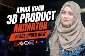 do 3d product animation for amazon and digital marketing